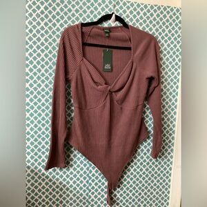 Wild fable pink bodysuit  XXL  NWT